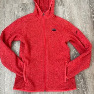 Patagonia Women’s Red Better Sweater Hoody Medium
